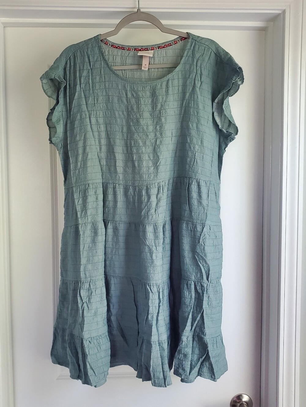 Knox Rose Mint Tiered Mini Dress